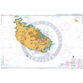 British Admiralty Nautical Chart 2538: Malta